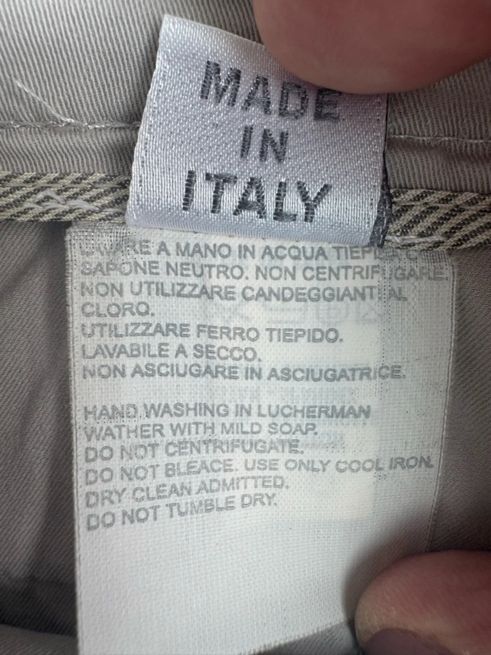 Brunello Cucinelli Cotton Stretch Wide Leg Tan Trousers Summer weight 8 - Picture 9 of 10